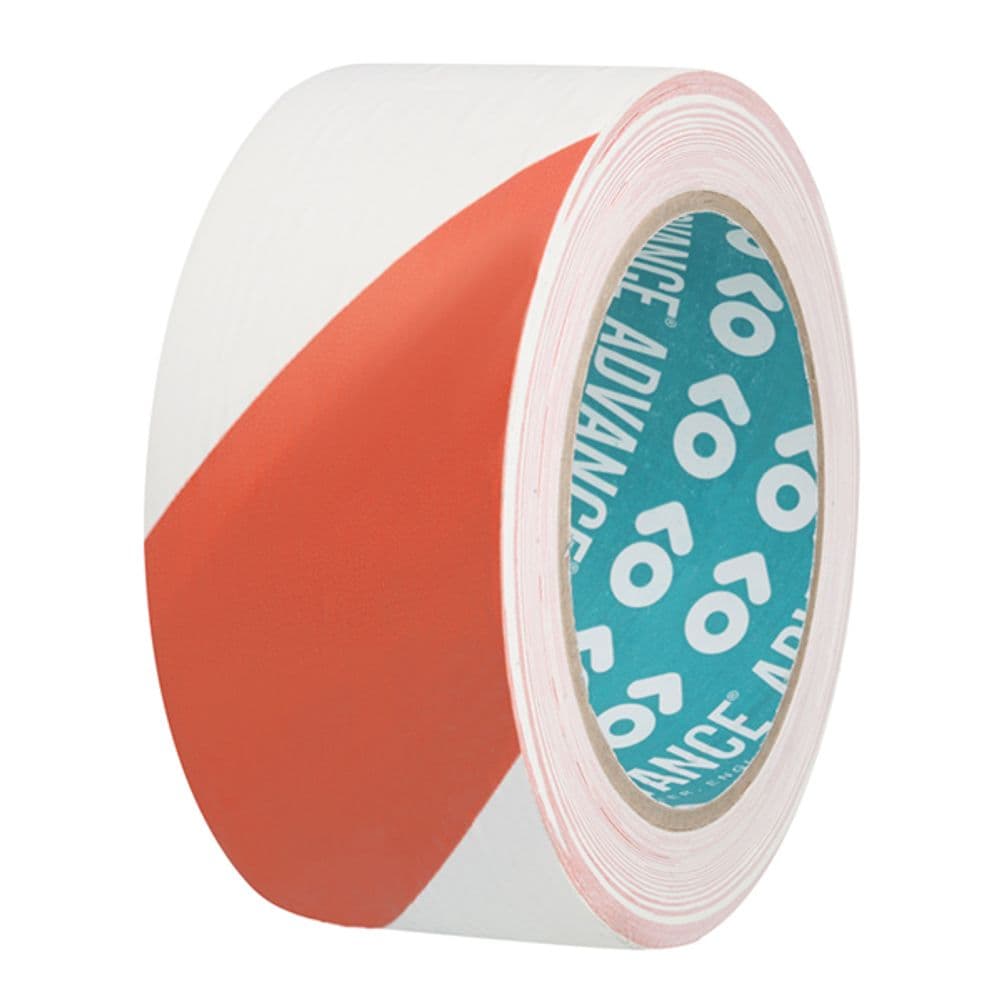 AT8H Hazard Warning Tape - White/Red